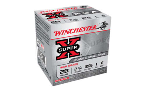 Ammunition Winchester Ammunition Super X 28Gauge WIN SPR-X HB 28GA 2.75" #6 25/250